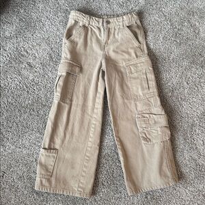 3 for $15 Kids Tan Khaki Cargo Pants George Size 7 100 % Cotton